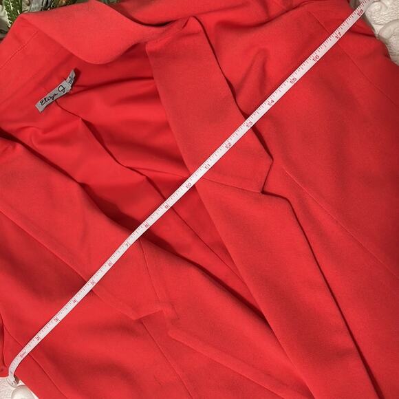 Eliza J Nordstrom Hot Pink Coral Women's Firtted Blazer size S - Picture 5 of 6